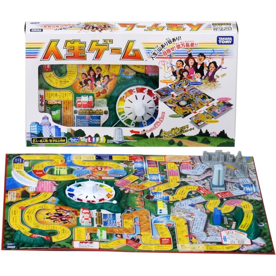 タカラトミー（TAKARA TOMY） 人生ゲーム パッケージサイズ: W504×H297