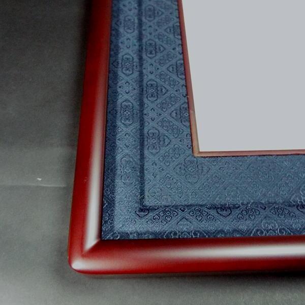 西陣緞子 作品用 色紙額 隅丸タイプ｜書道 書道用品 額縁 フレーム