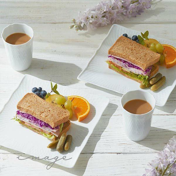 当日出荷 ノリタケ Noritake シェール ブラン 23cm スクエアプレート