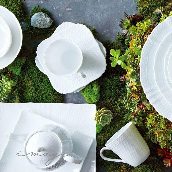 当日出荷 ノリタケ Noritake シェール ブラン 23cm スクエアプレート