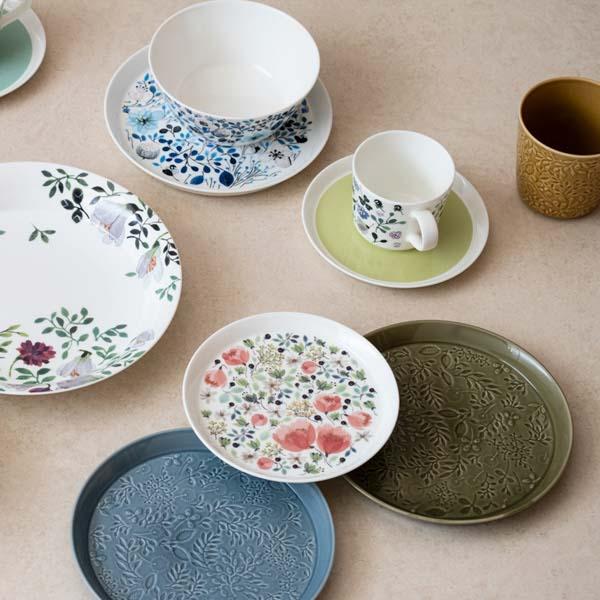 鳴海製陶 アンナエミリア グリーティングシリーズ プレート (Thank you