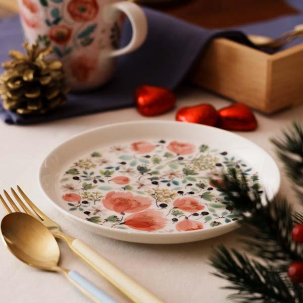 鳴海製陶 アンナエミリア グリーティングシリーズ プレート (Thank you