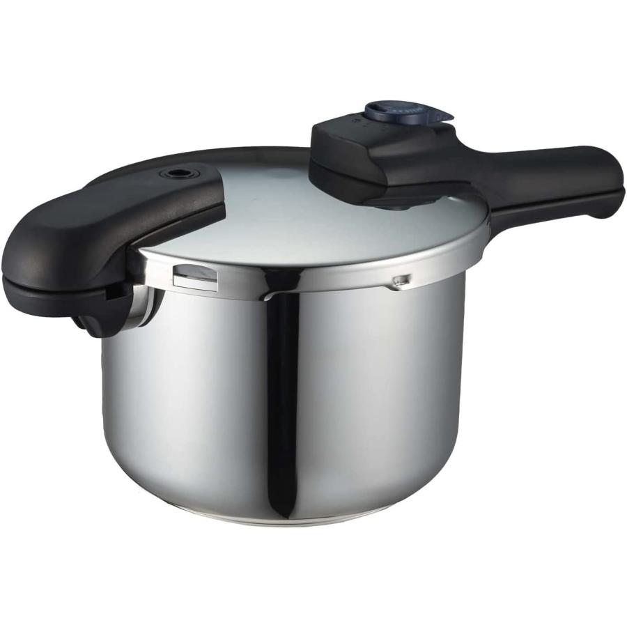 パール金属 クイックエコ ステンレス圧力鍋4.5L H-5041 : キッチン