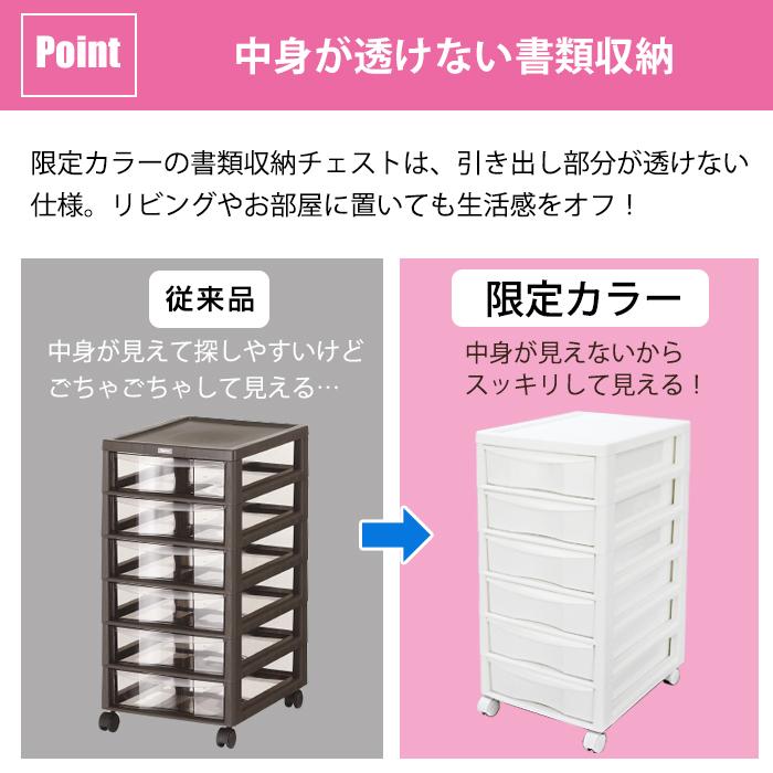 JEJアステージ レターケース(限定カラーアプロスB4 深型6段) 書類収納