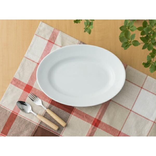 洋食器 オーバル ディナープレート 大皿 31cm 白い食器 日本製 美濃焼