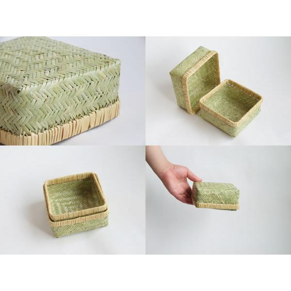 岩手県二戸 鳥越竹細工 スズ竹(篠竹) 弁当箱 四角形 : おまめ - 通販