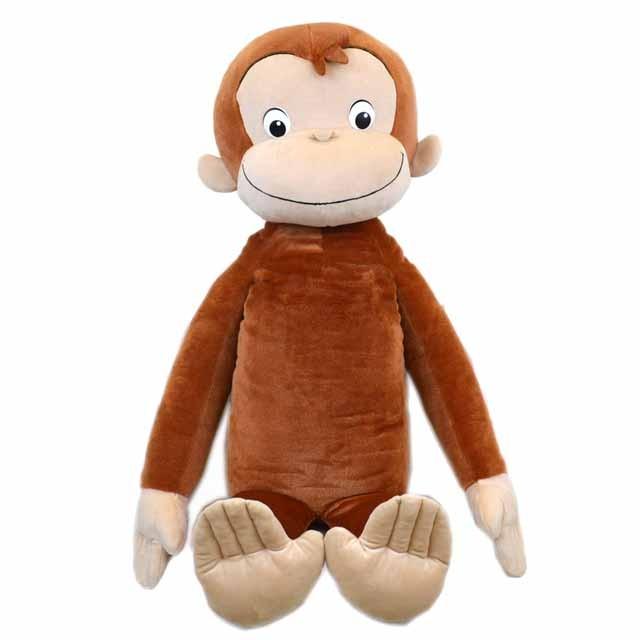 キュリアスジョージ(おさるのジョージ) グッズ ぬいぐるみ(ジャンボ