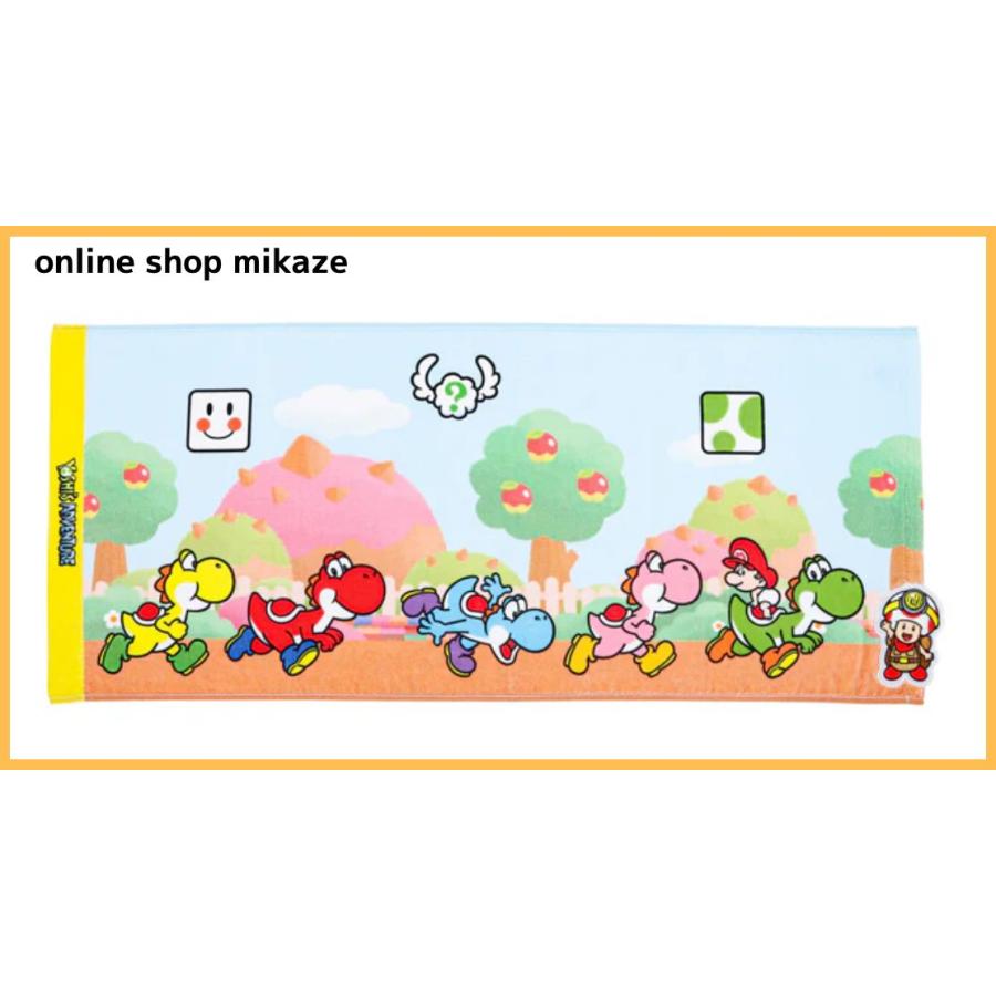 USJ 任天堂 スーパーマリオ フェイスタオル ヨッシー&ベビィマリオ お