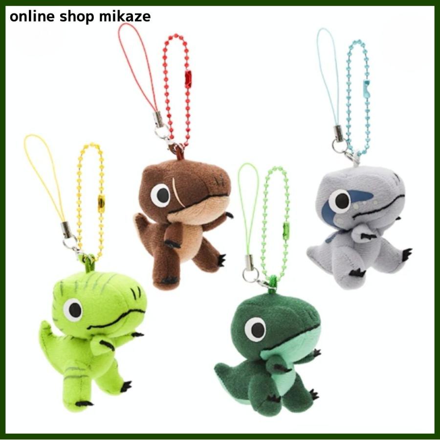 USJ ジュラシックパーク マスコットチャーム 4個セット ラプトル お