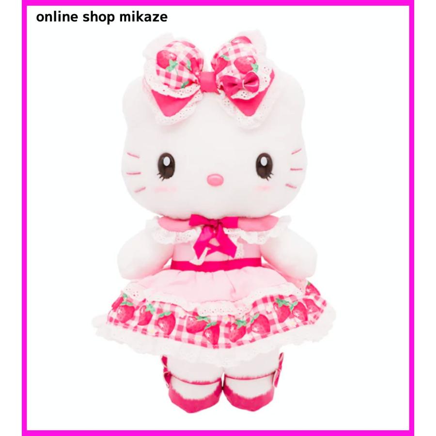 USJ ハローキティ ぬいぐるみ いちご Mサイズ お土産 グッズ お菓子
