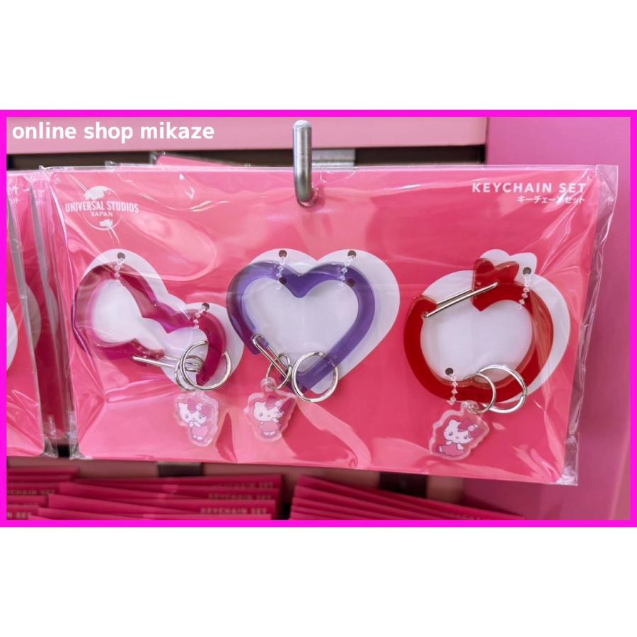 USJ ハローキティ カラビナ付きキーチェーン お土産 グッズ お菓子