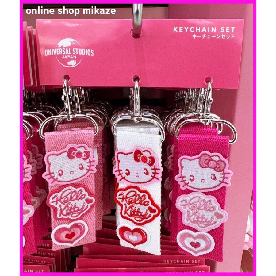USJ ハローキティ キーチェーン 3個セット お土産 グッズ お菓子 公式