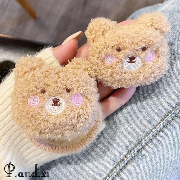 ヘアクリップ ヘアゴム クマ 髪飾り 髪留め 女性 レディース キッズ