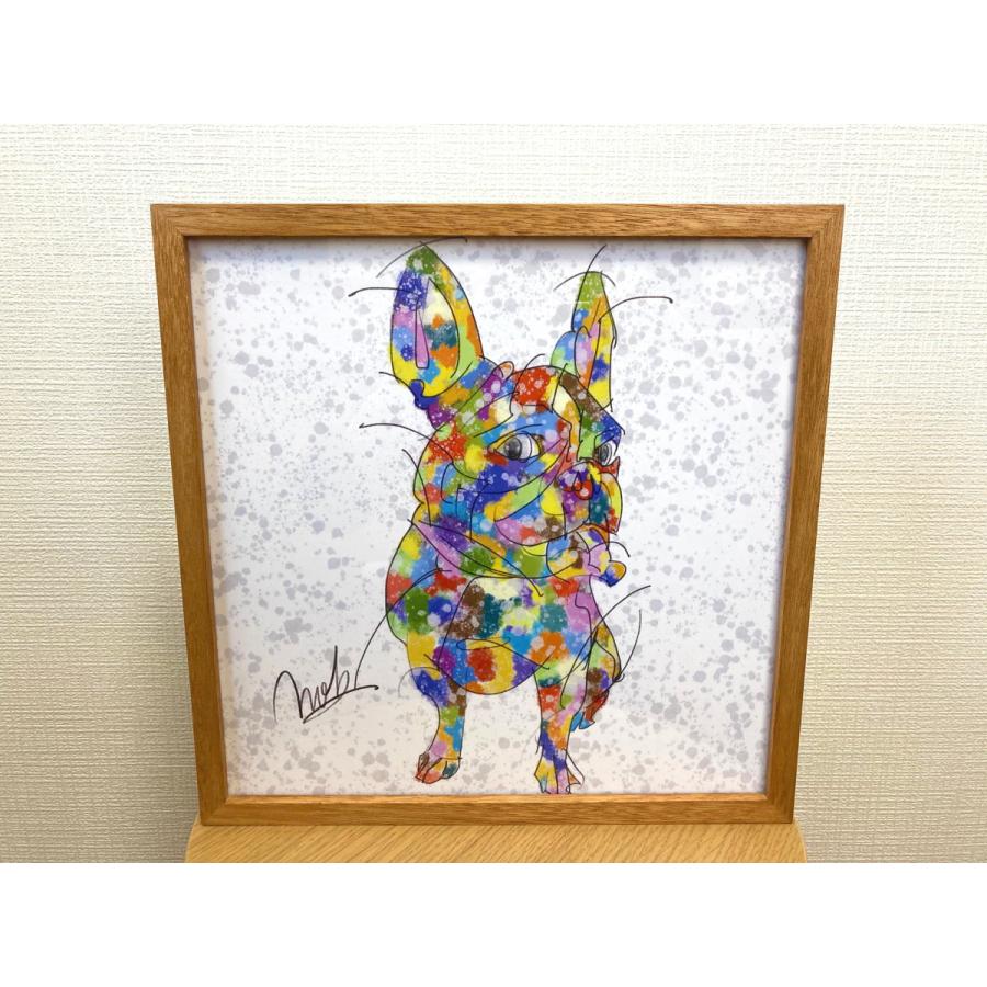 作品 : Re FrenchieLove フレンチブルドッグ 絵 絵画 犬 いぬ 縁起絵
