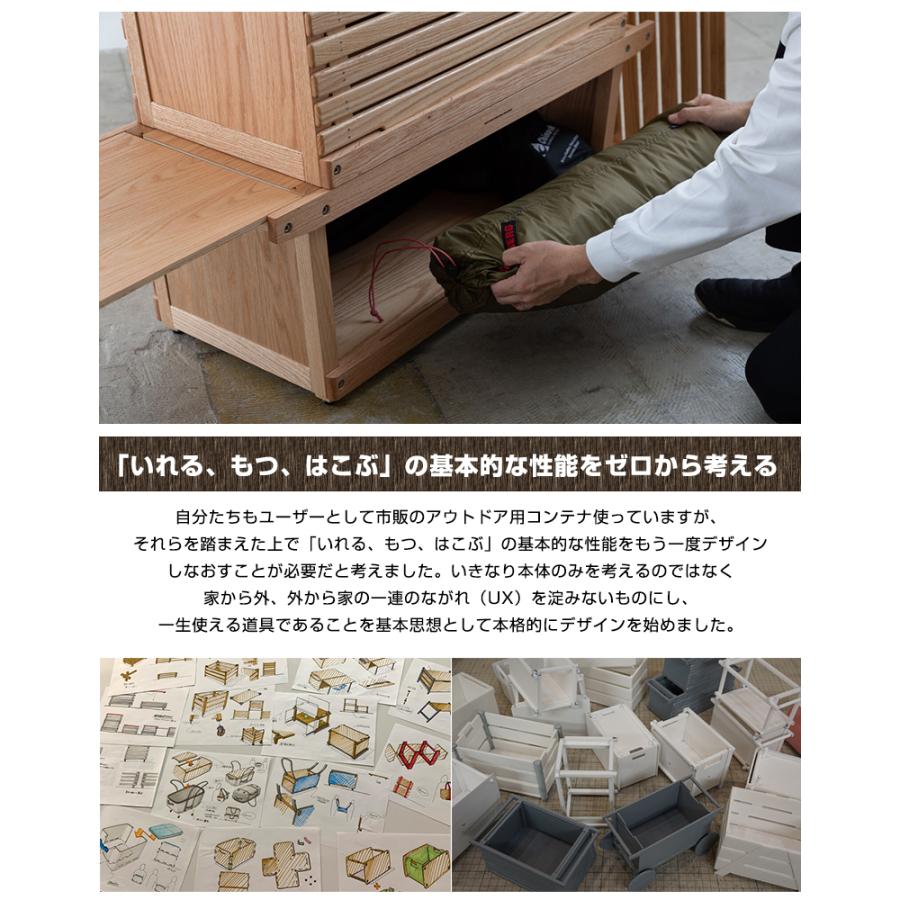 IKIKI シェルフコンテナ Lサイズ トップパネルのセット イキキ