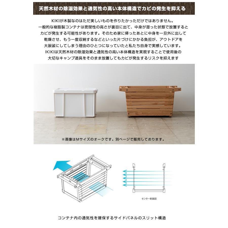 IKIKI シェルフコンテナ Lサイズ トップパネルのセット イキキ