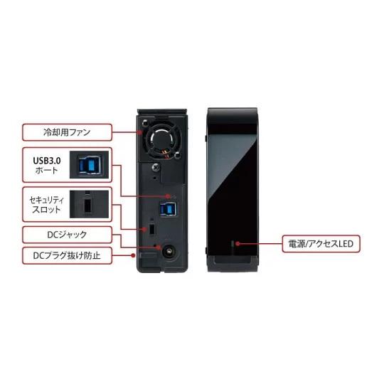 BUFFALO バッファロー 外付けHDD HD-EDS2U3-BE 容量:2TB リテール品