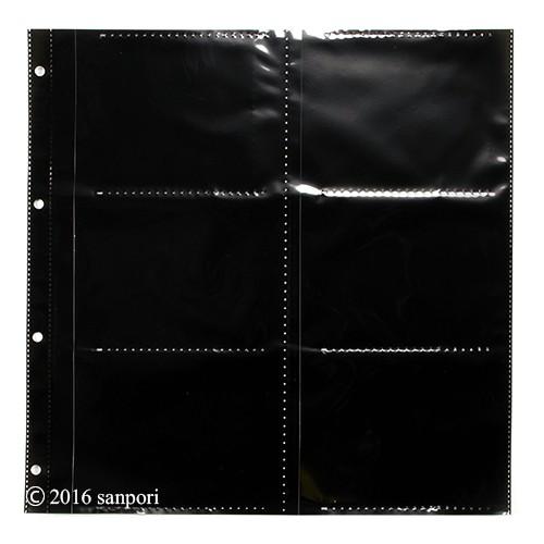 フォトバインダー＜高透明＞ 補充用替ポケット台紙 L判両面12ポケット