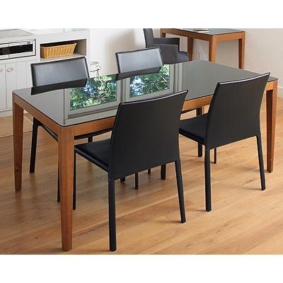 あずま工芸 WiTH(ウィズ) ダイニングテーブル ガラステーブル 幅1350