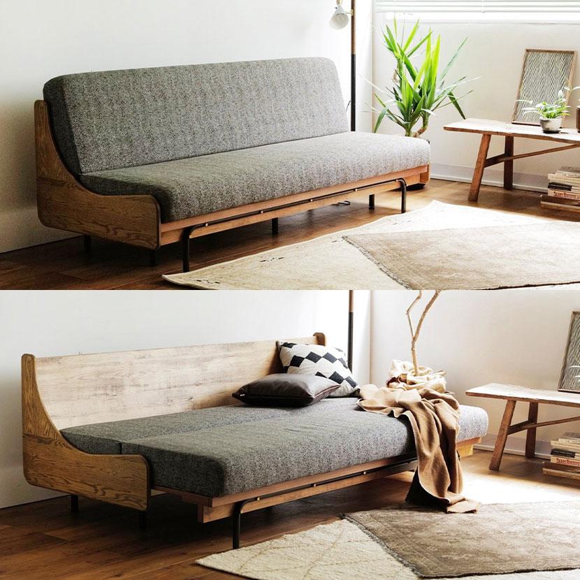 ミヤコ商事 journal standard Furniture HABITAT SOFA BED ハビタ