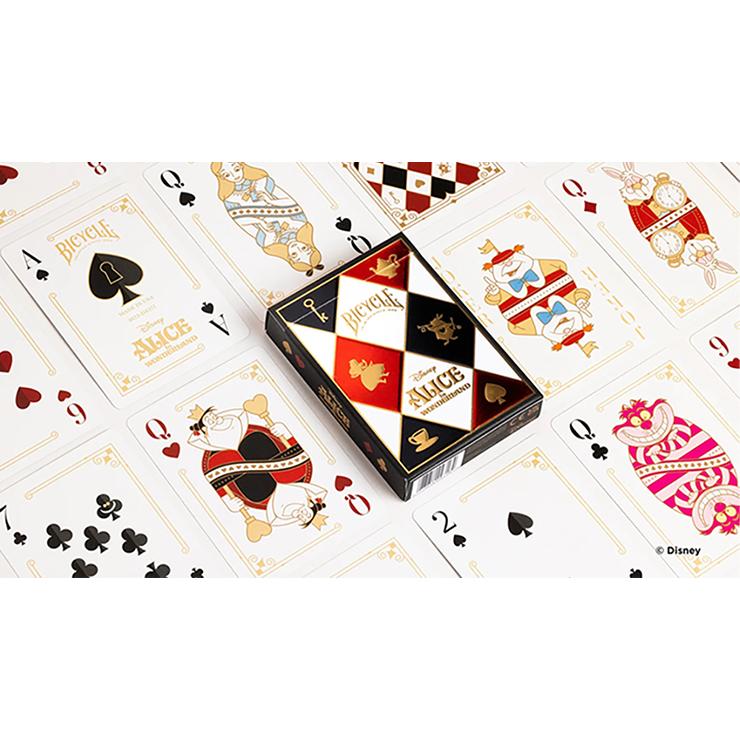バイスクル トランプ プレイングカード ディズニー アリス イン