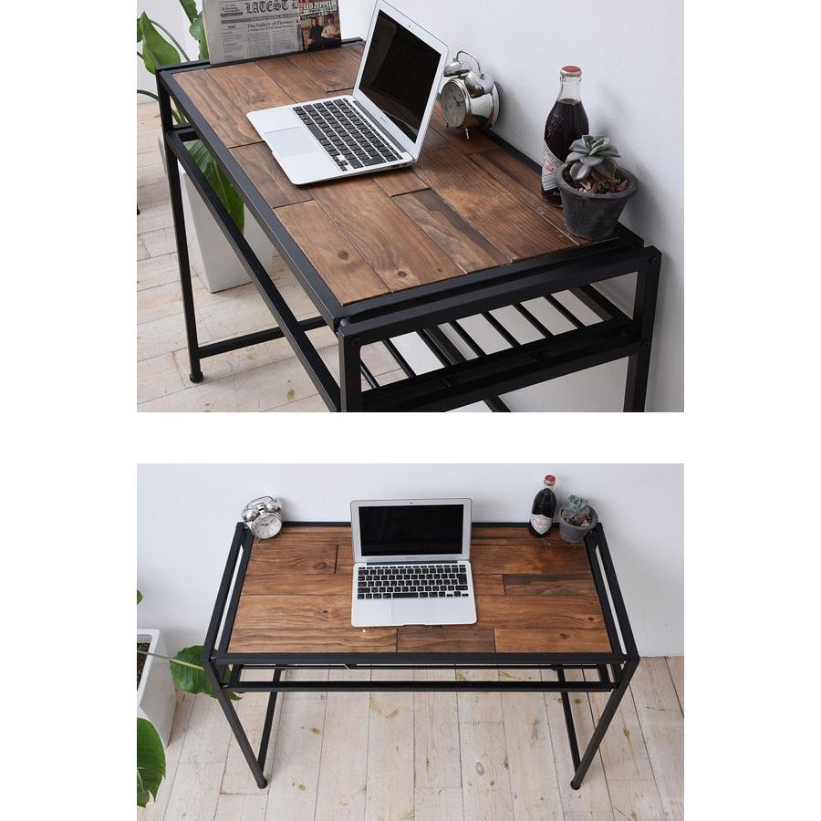 机 デスク おしゃれ 収納棚 西海岸インダストリアル 男前 ブルックリン