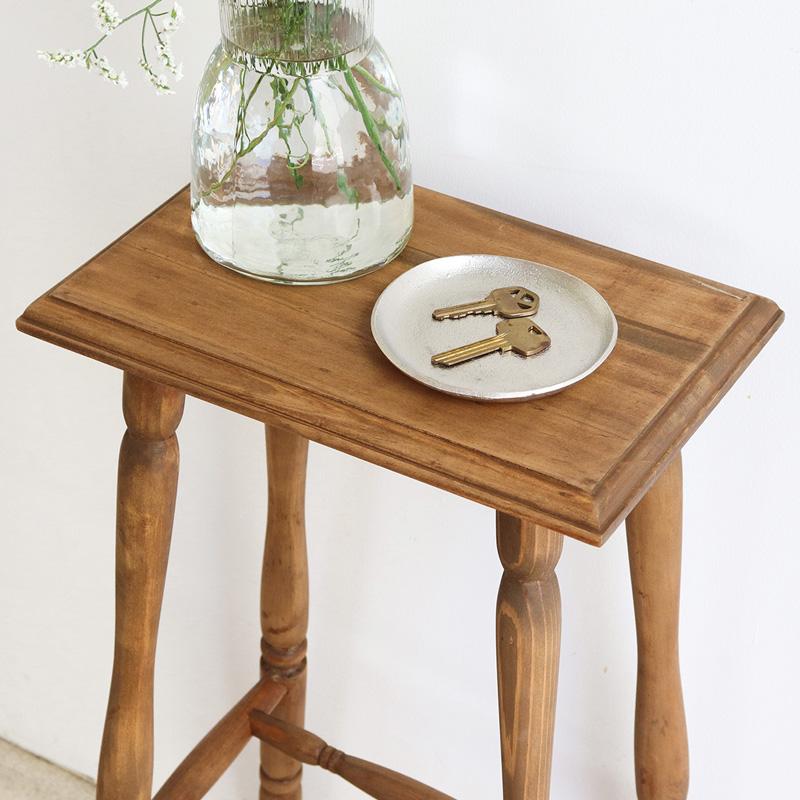 花瓶台 フラワースタンド 花台 木製 室内 アンティーク ハンドメイド