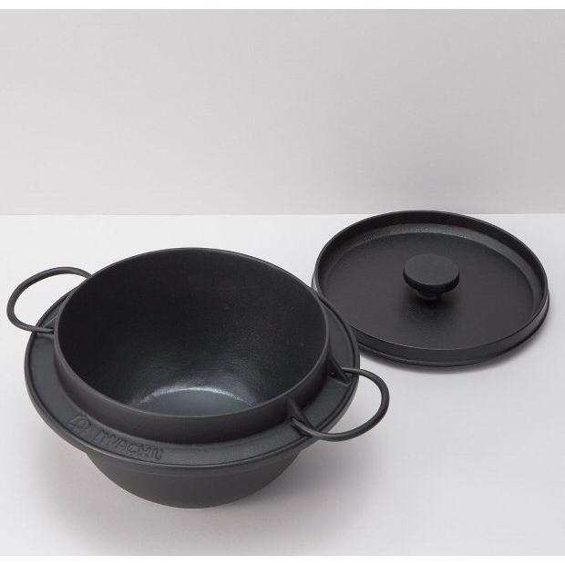 南部鉄器 鉄ごはん鍋（釜）3合炊き IH対応 : おいしいコンシェルジュ