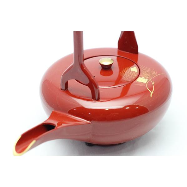 漆器 お正月 お屠蘇セット 越前漆器 朱 若松沈金 屠蘇器 : おいしい