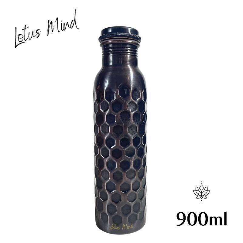 銅製 銅水筒 ウォーターボトル アンティーク仕上げ アーユルベーダ