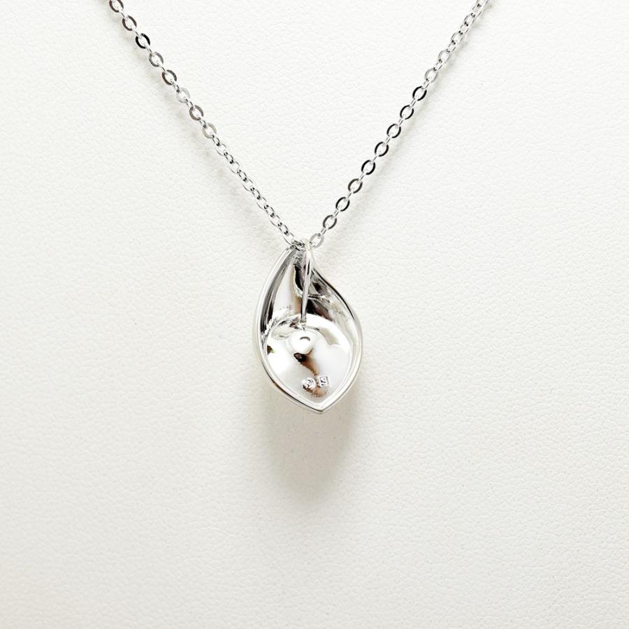 TASAKI（タサキ） ネックレス 田崎 あこや真珠 6.4mm SV シルバー 洗浄