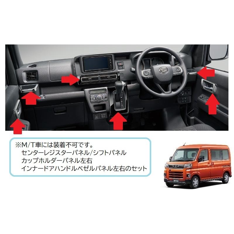 アトレー (198T)インテリアパネルセット(プレミアム・CVT車用