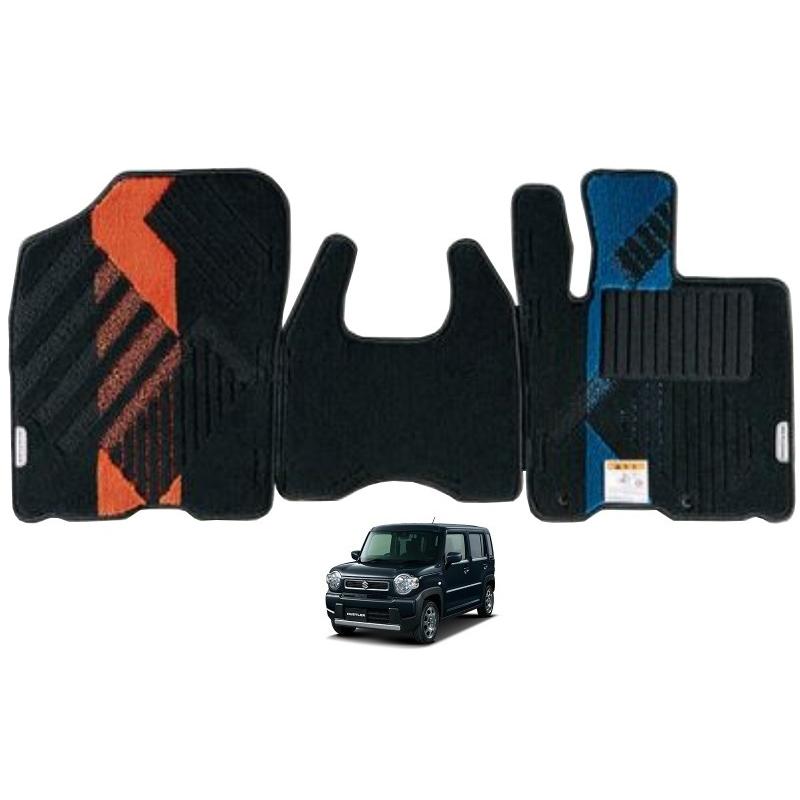 ハスラー フロアマット(ジュータン/ポップブロック)「スズキ純正用品