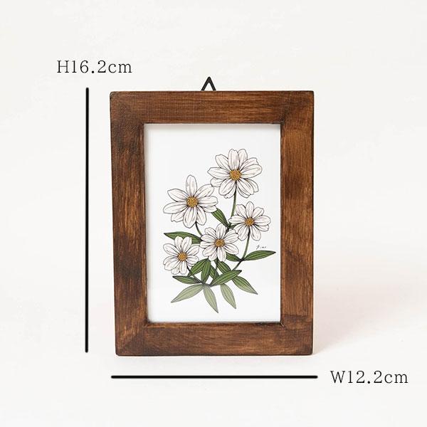 デジタルアート 額縁ニス仕上げ お洒落な壁掛けインテリア mia