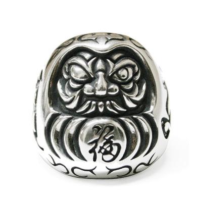 鬼銀彫 SILVER 福達磨リング OG-08 : ORGAN - 通販 - Yahoo!ショッピング