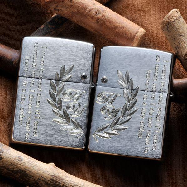 ZIPPO（ジッポー） 名入れ ギフト オイルライター カップル ペア
