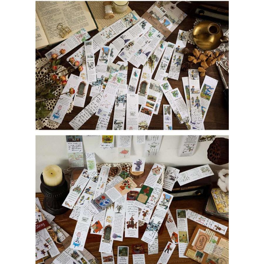 縦長 大きめ 海外シール 異素材 コラージュ 素材 セット 海外