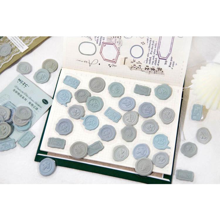 シーリングスタンプシール コラージュ 素材 シーリング ワックス