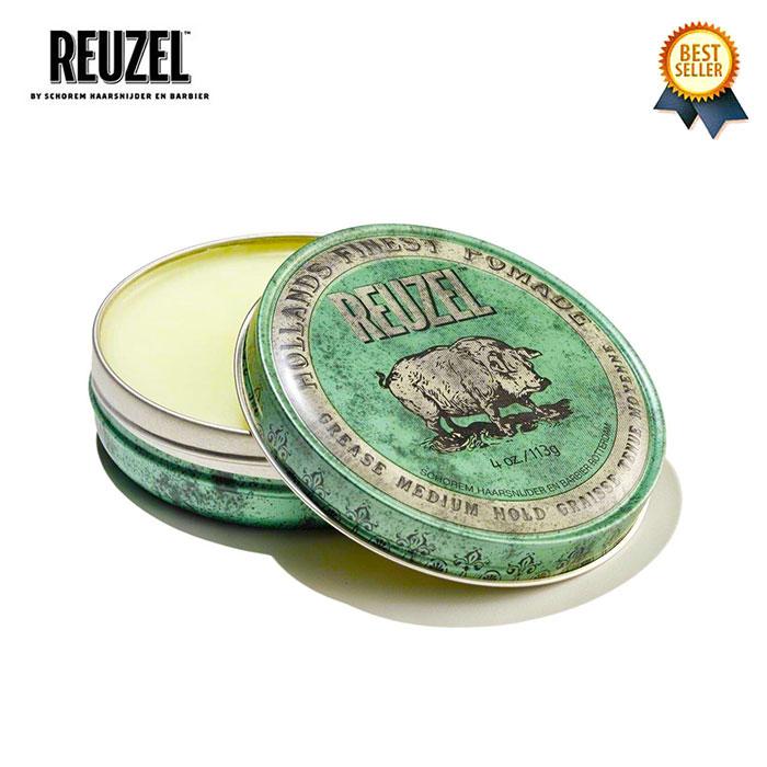 REUZEL（ルーゾー） GREEN POMADE 113g ポマード 緑 油性 グリース