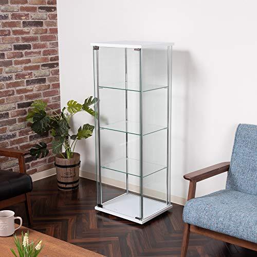 不二貿易 コレクションケース フィギュアケース 4段 幅42.5×奥行36.5