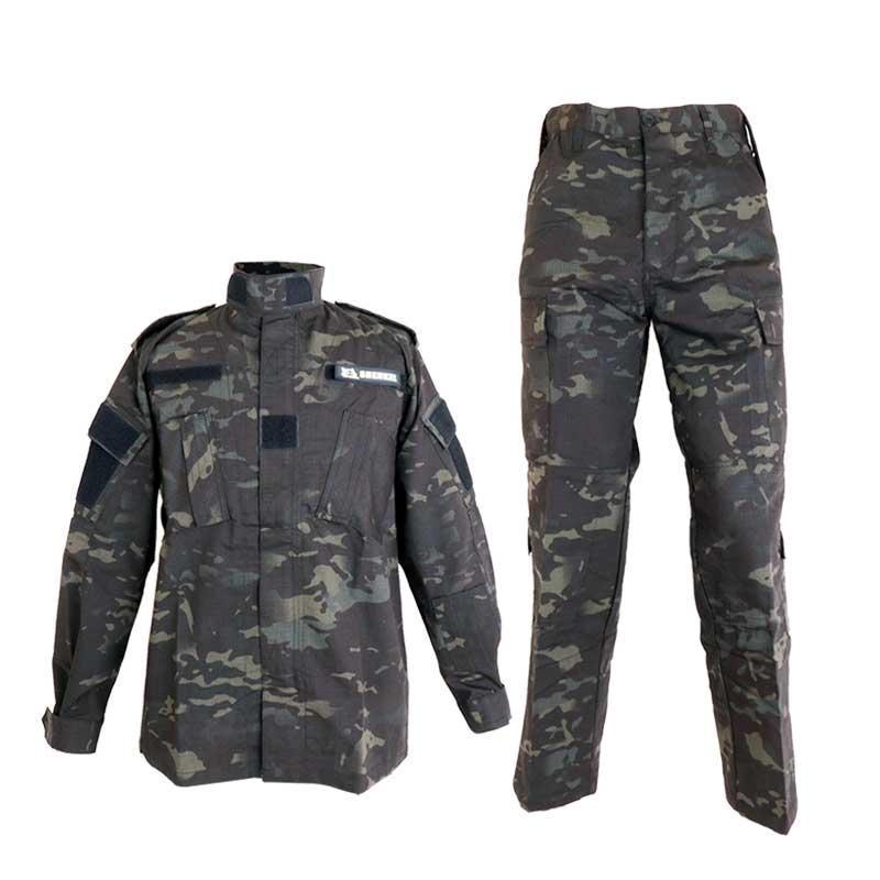 SHENKEL シェンケル 迷彩服 上下 帽子 3点セット マルチカムブラック