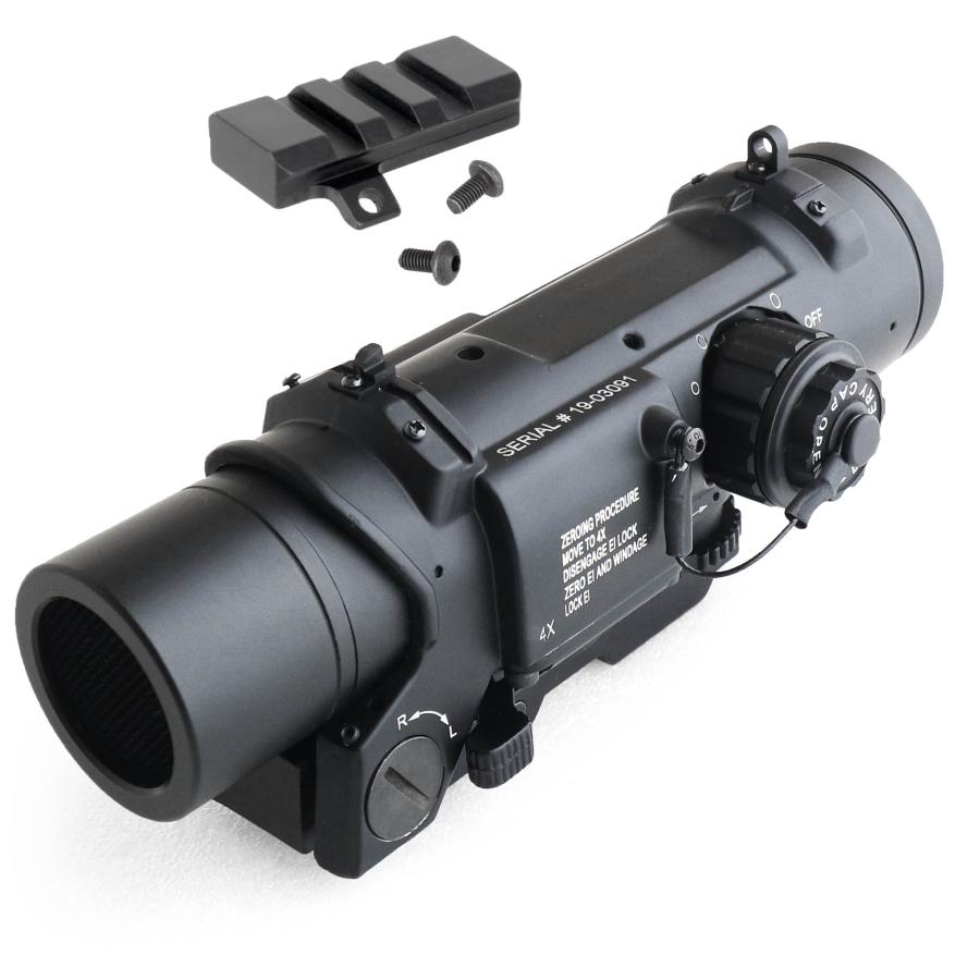 1倍/4倍切り替え式 ELCAN SPECTOR DR スコープ エルカンスペクター BK