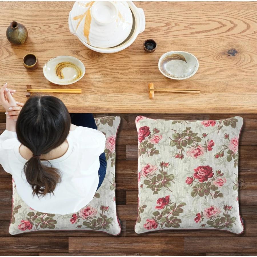 Out Style（アウトスタイル） 座布団カバー 55×59 高級感 銘仙判