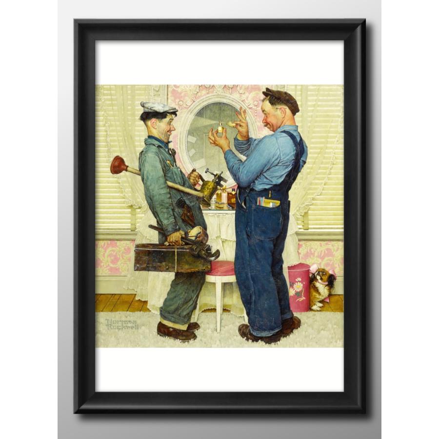 ポスター ノーマン ロックウェル ビンテージ 絵画 インテリア A3サイズ