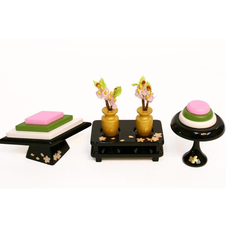 久月 雛人形 三段飾り 幅68cm コンパクト 五人 三人官女 ひな人形 高級