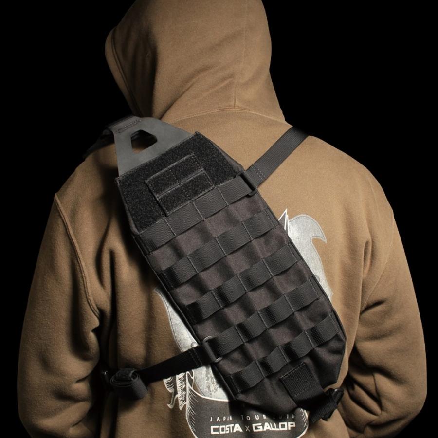 LayLax サバゲー 装備 ライトウェイト バンダリア BK : LayLax