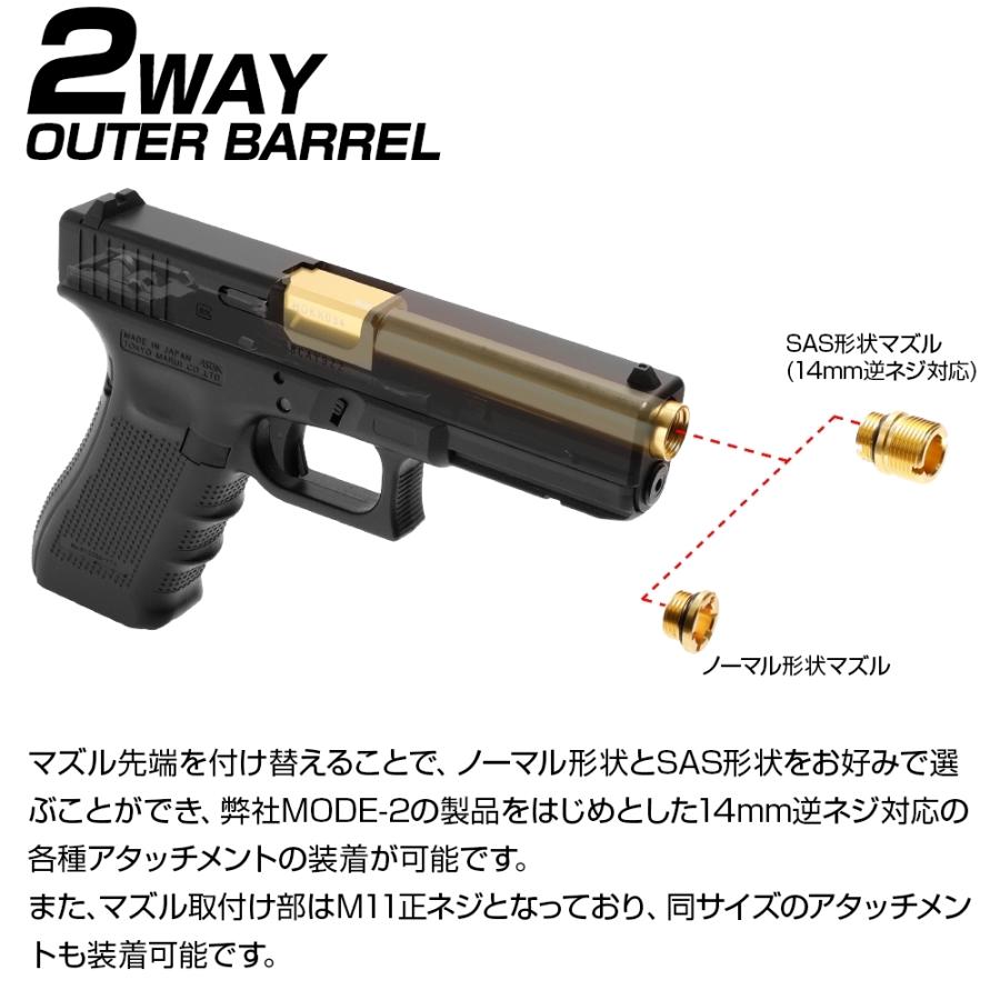 LayLax 東京マルイ ガスブローバック G17 Gen.4 ノンリコイル 2WAY