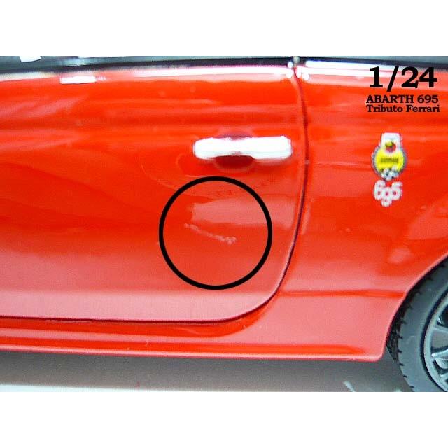 Ferrari（フェラーリ） 1/24 アバルト 695 トリビュート 赤 ミニカー