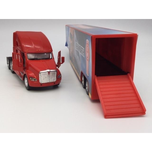 1/68 ケンワース T700 アメリカン セミトレーラー 赤 トラック