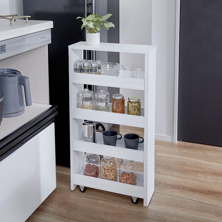 LOWYA（ロウヤ） 隙間収納 すき間収納 幅17cm 幅24cm キッチン収納